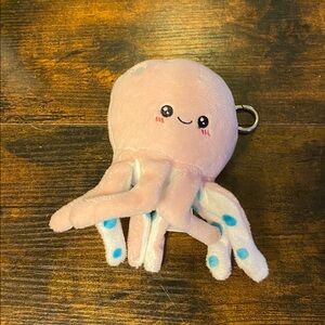 Squishable Micro Pink Octopus Plush Keychain Excellent Condition